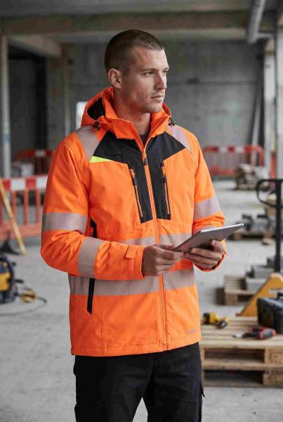 Softshellová bunda DX4 Hi-Vis0